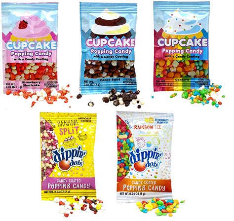 Dippin Dots And Cupcake Popping Candy Variety Pack Of 100 | Desertcart ...