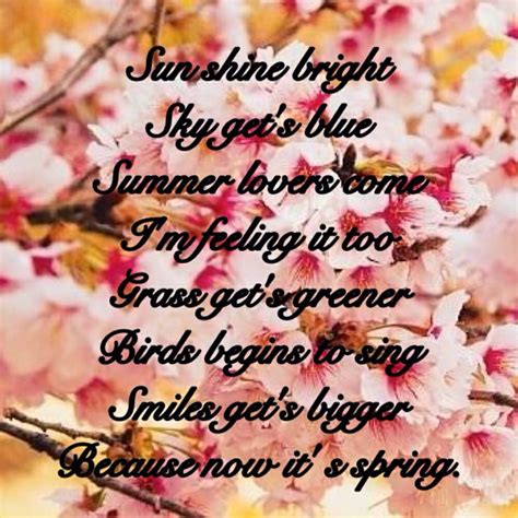 Image result for Springtime Poem