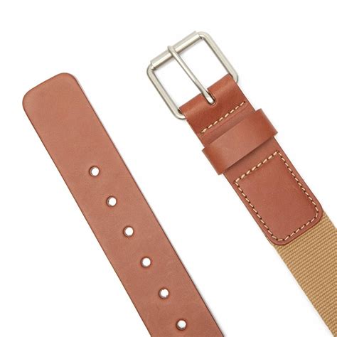 Filson Men's Canvas Belt in Tan Filson