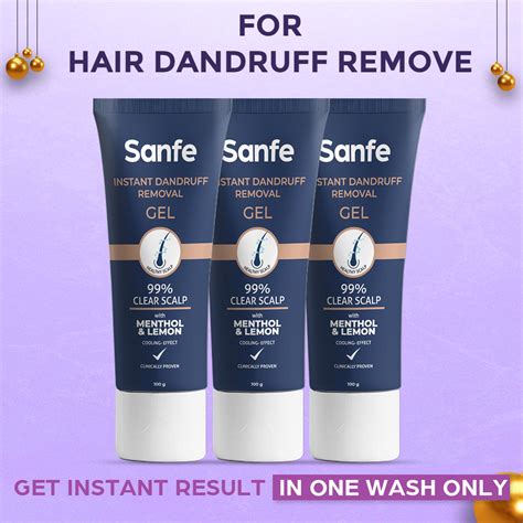 Instant Dandruff Removal Gel (Pack of 3) – Sanfe