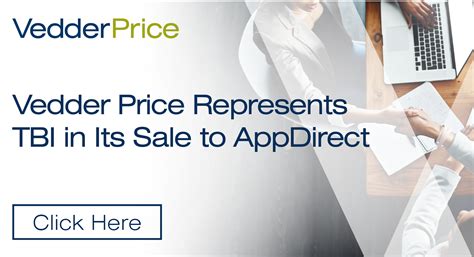 Vedder Price Represents TBI in Its Sale to AppDirect | 2023 | Deals And ...