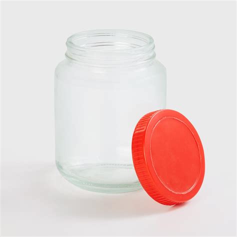 Buy Spinel Fierie Transparent Round Glass Jar With Lid - 1l from Home ...