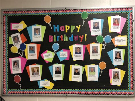 October Birthday Board Ideas For Work