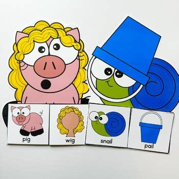 Rhyming Words Adapted Books Bundle by File Folder Heaven | TPT