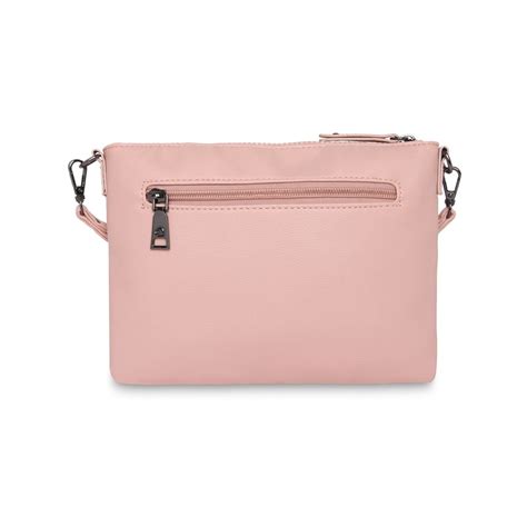 Buy Caprese Indi Pu Sling Medium Soft Pink Online