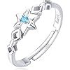 Buy Anime Genshin Impact Game Rings - 925 Sterling Silver Genshin ...