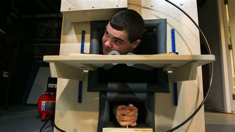 Temple Grandin Inside Squeeze Machine