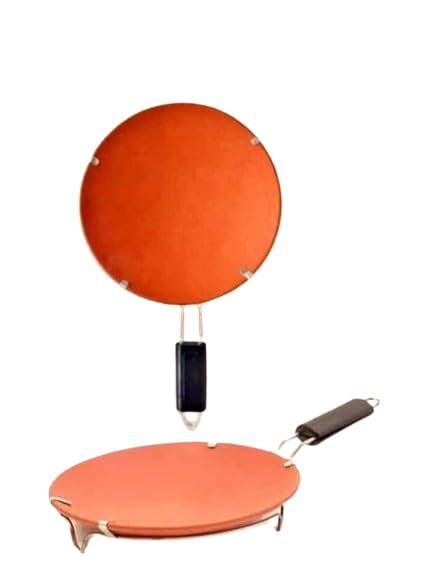 Buy Clay Modern Ceramics Mitti Ke Tawa for Roti with Stand (9 Inch ...