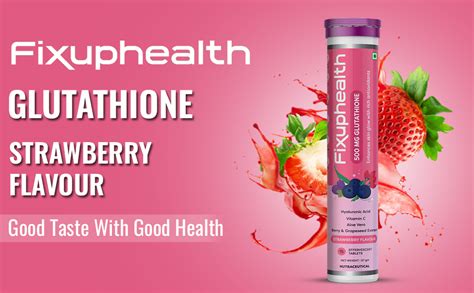 Fixuphealth Glutathione Vit C Aloe Vera skin glow antioxidant ...