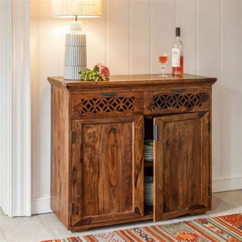HOPEWOOD Solid Wood Sideboard Cabinets for Living Room | Kitchen Side ...