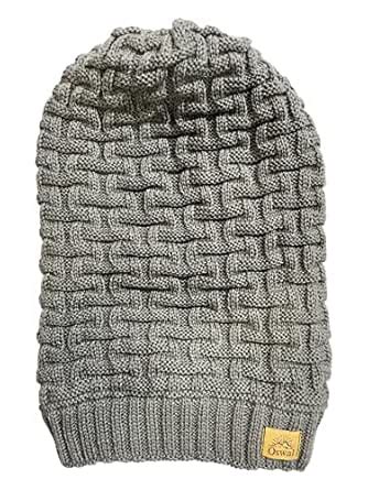 Buy Oswal Men's Wool Skull Cap-(MC-02) Grey Melange at Amazon.in