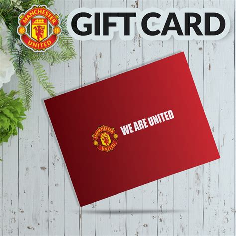 [ GREETING CARD ] Manchester United GGMU Man United Red Devil Wish Card ...