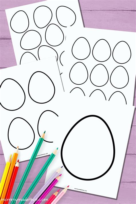 Free Printable Easter Egg Templates (Tons of Patterns!) | Easter ...