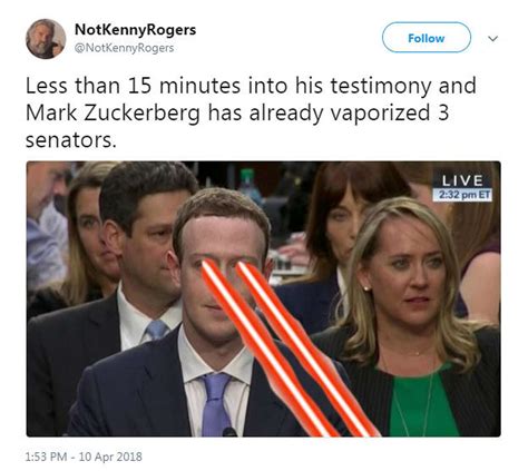 Social media reacts to Zuckerberg's Senate testimony with memes, robot ...