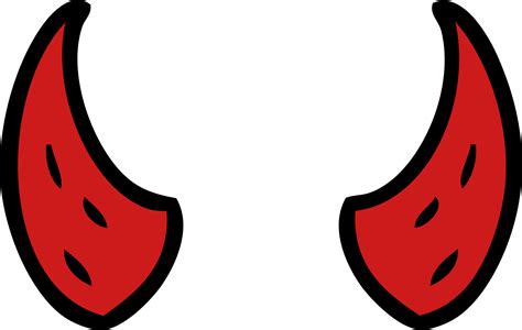 cartoon devil horns 44948480 PNG