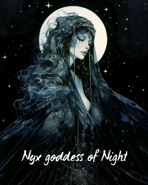 Nyx ancient greek goddess of night – Artofit
