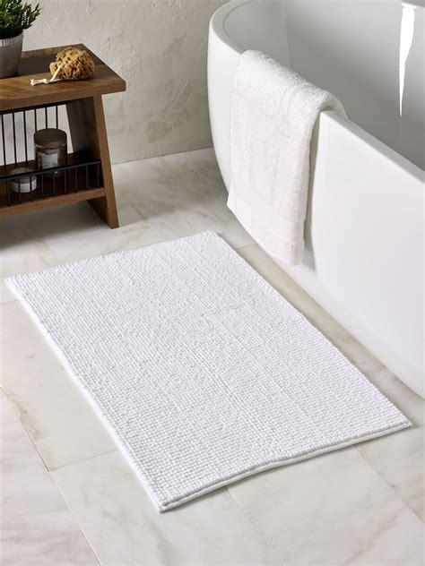 Buy White Bobble Bath Mat from Next India