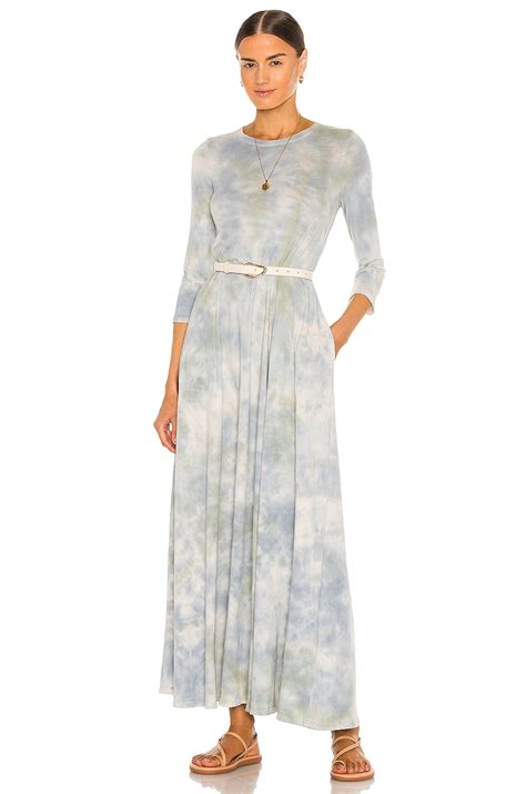 Raquel Allegra Drama Maxi in Sky Camo Tie Dye | REVOLVE