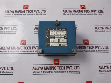 Deuta Werke Bws2Mya/890924 Control Module 250V~ 4A – Aeliya Marine Tech