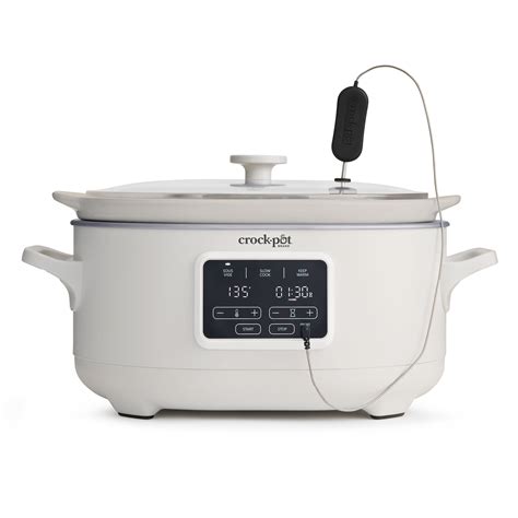 Crock-Pot® Programmable 6-Quart Slow Cooker with Sous Vide, Oat Milk ...