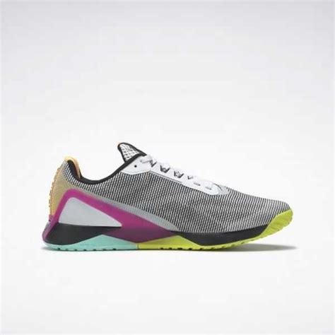 Reebok Cross Training Shoes Cheap - White / Black / Pink Mens Nano X1 Grit