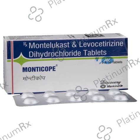 Monticope 5/10mg Tablet 10s | Uses, Price & Substitutes