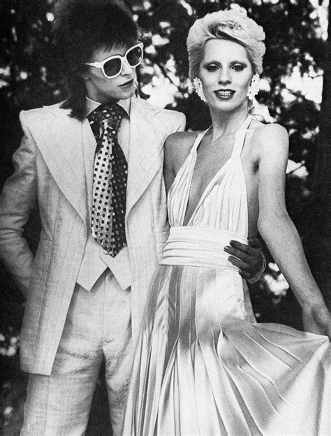 David Bowie and his first wife Angie, early 1970s : OldSchoolCool