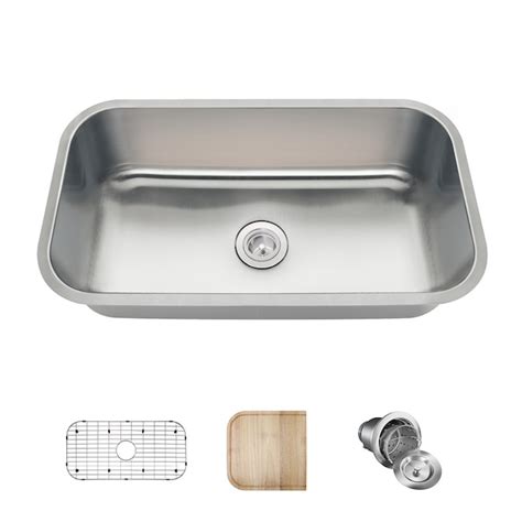 MR Direct Undermount 32.25-Inches x 18.0-Inches Stainless steel ...