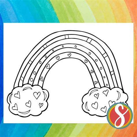 Coloring Pages Of Rainbows at viipriscillablog Blog