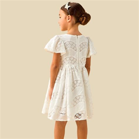 Buy Juniors Lace Embroidered Dress with Zip Closure from Juniors at ...