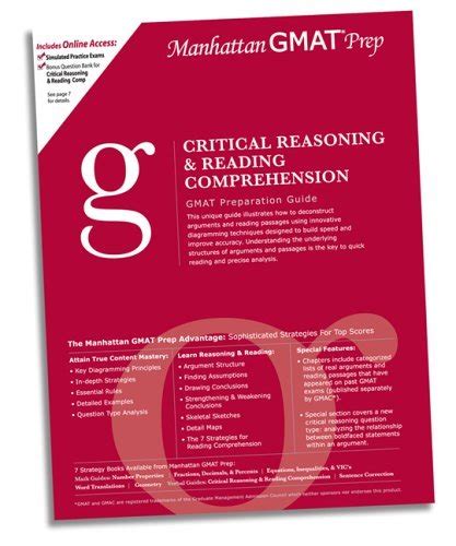 Buy Critical Reasoning & Reading Comprehension Gmat Preparation Guide ...