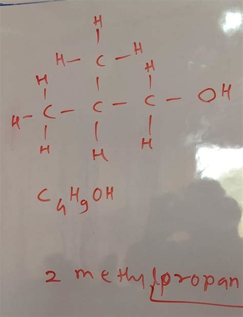 write the structural formula of 2-methylpropan-1-ol. - Brainly.in