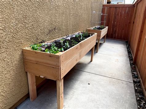 DIY Raised Planter Box - Carefully Clever