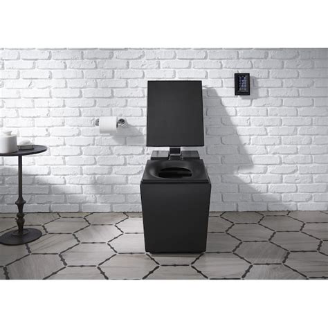 KOHLER Numi Black Dual Flush Elongated Comfort Height WaterSense Toilet ...