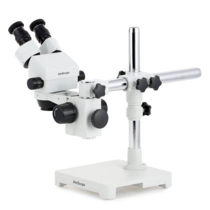 AmScope SM-3 Series Zoom Binocular Stereo Microscope 7X-45X ...