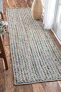 Buy vasac® Handmade Natural Jute Cotton Natural Fibers Floor/Door Mat ...