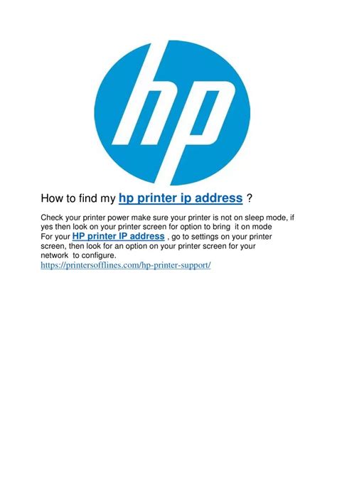 Image result for HP Printer IP