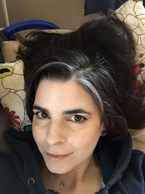 White Grey Streaks In Hair