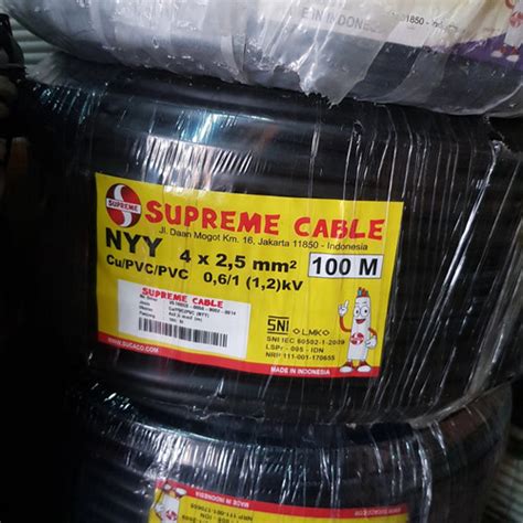 Jual Kabel NYY 4x2.5mm Supreme (Per Meter) - Jakarta Pusat ...