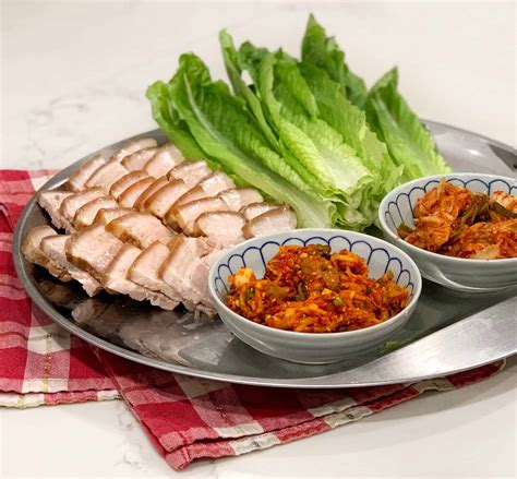 Pork wraps (Bo-ssam) recipe by Maangchi