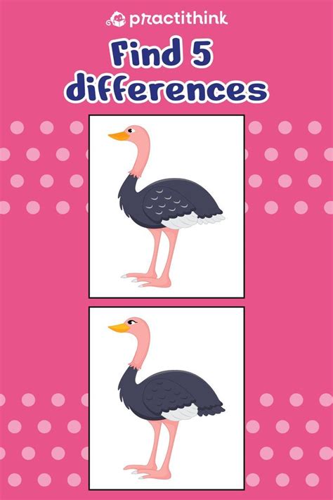 Find Differences Worksheet for Kid 的图像结果