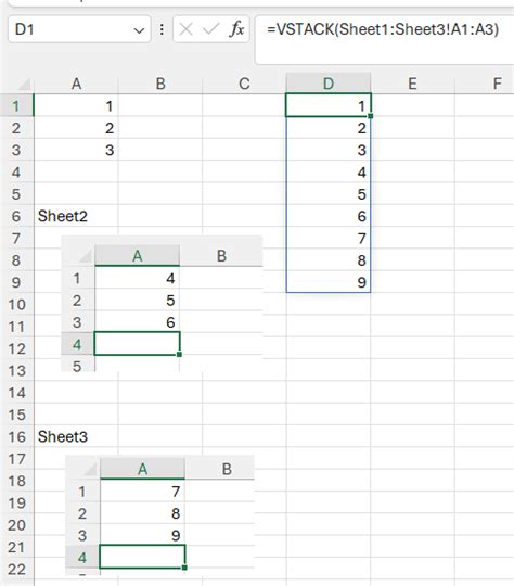 Image result for Excel Dynamic V-Stack Formula