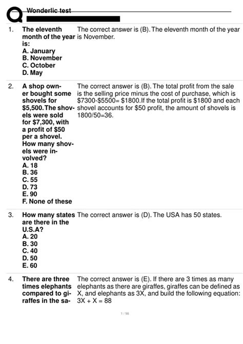 Image result for Wonderlic Test Questions