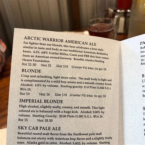 MATANUSKA BREWING COMPANY, Eagle River - 11901 Old Glenn Hwy ...