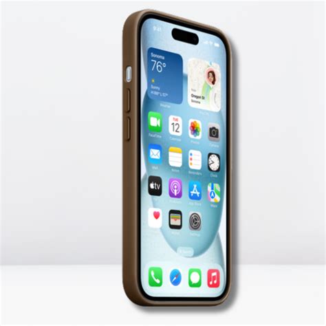 Fine Woven Case with IC MagSafe for iPhone 14 Series (TAUPE BROWN ...