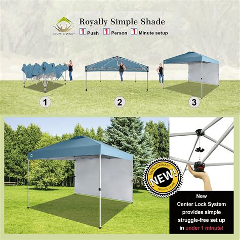 Snapklik.com : CROWN SHADES 10x10 Pop Up Canopy Instant Commercial ...