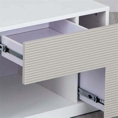 Buy Alps Right Bed Side Table - White from Home Centre at just INR 18995.0