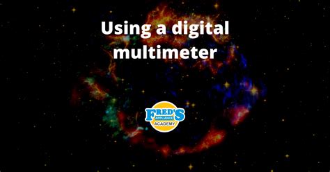 Image result for Digital Multimeter Tutorial