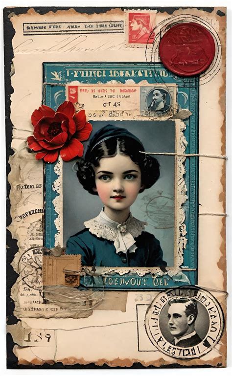 Vintage Mixed Media Ephemera Free Stock Photo - Public Domain Pictures