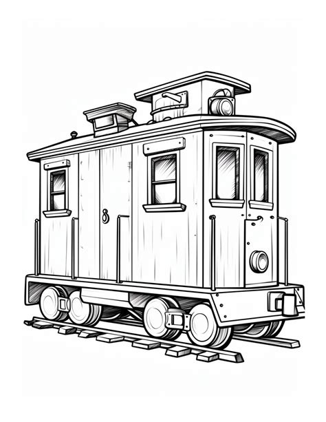 20 Free Printable Train Coloring Pages with PDF Download | Skip To My Lou